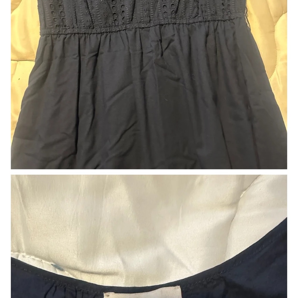 LOFT Navy Blue Midi Dress